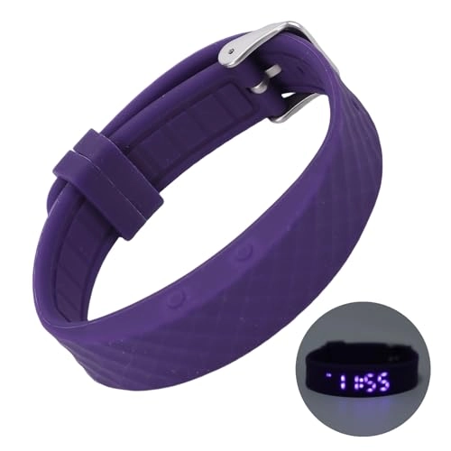Vibrating Alarm Reminder Watch - LED Activity Tracker Sleep Analysis