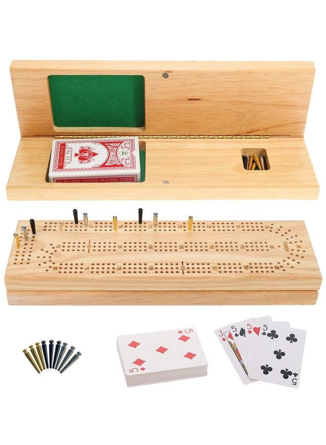 Cribbage Board - Wooden Black Stained 3 Track