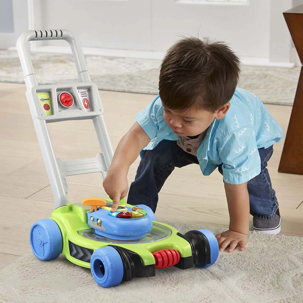 Pop And Spin Mower Toy