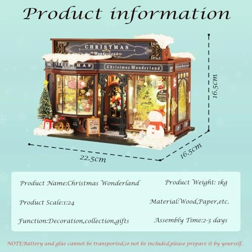 Miniature House Kits - Christmas Wonderland