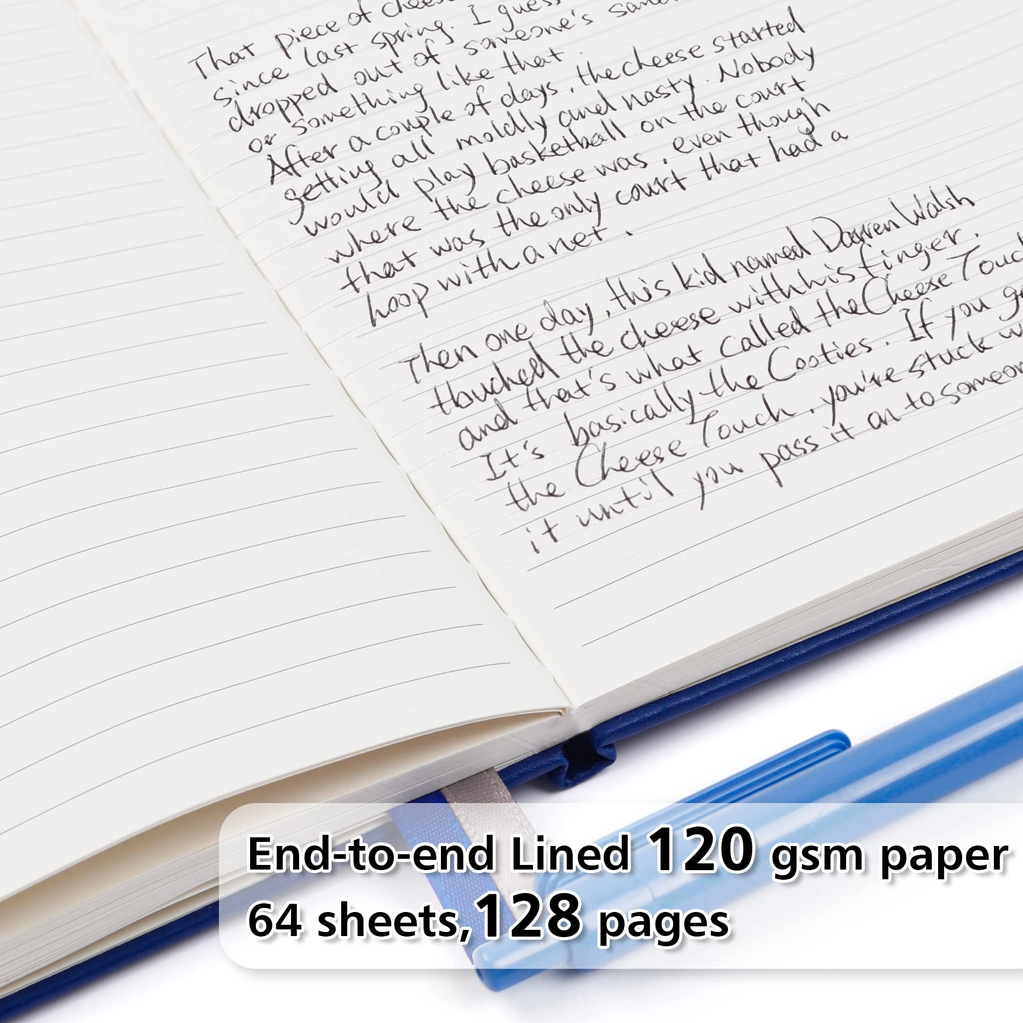 Journal Notebook A5 - Lined 64 Sheets