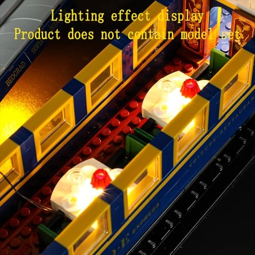 LED Light Kit Compatible with The Orient Express Train - Lighting Set for Ideas 21344 - Plastic 1 4.5-5V