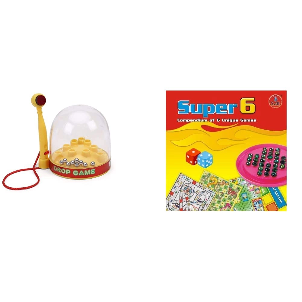Smart Picks Kid Drop Puzzle - 6 pcs + Super 6 Puzzle