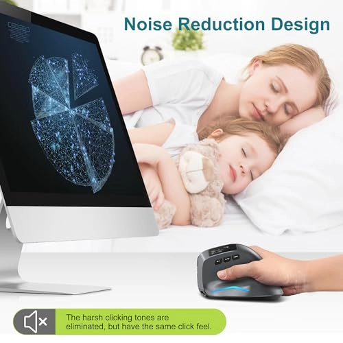 Ergonomic Vertical Mouse - Wireless