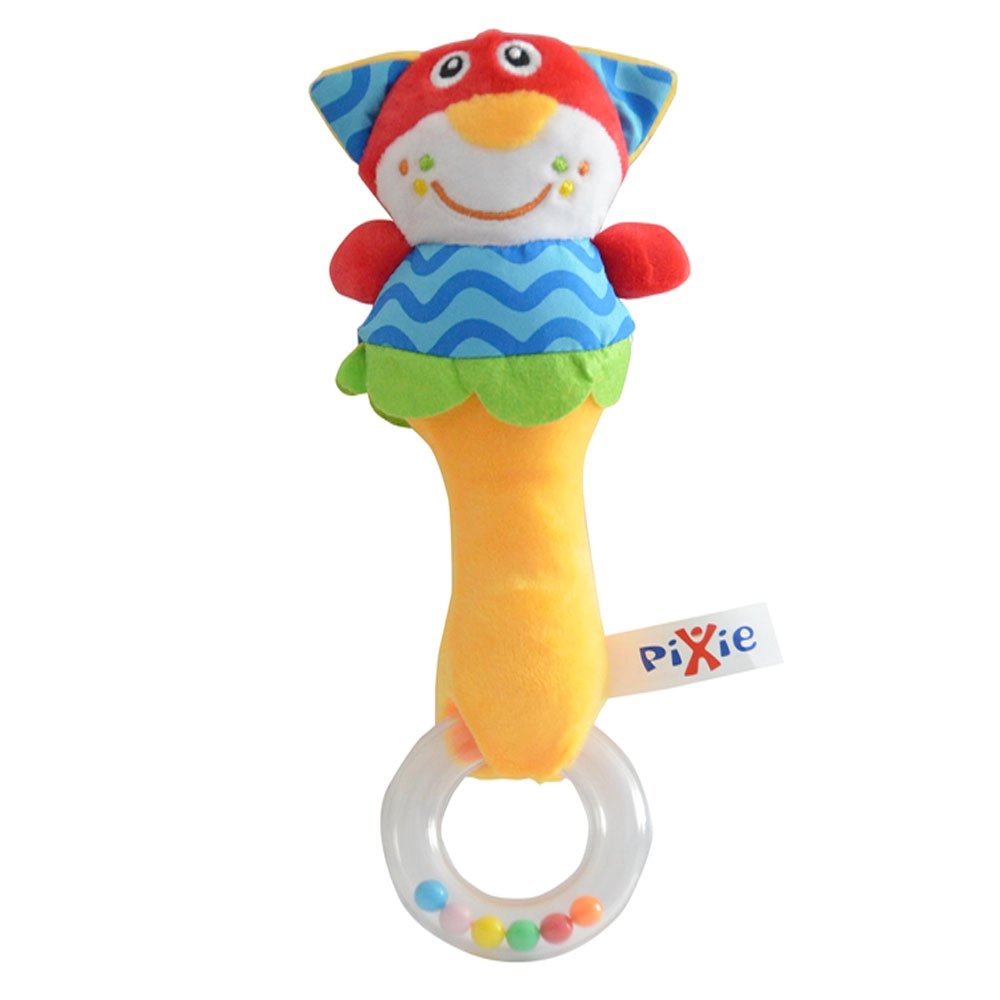 Pixie Baby Cat Rattle Toy - Suitable for 0 month & above Fabric material