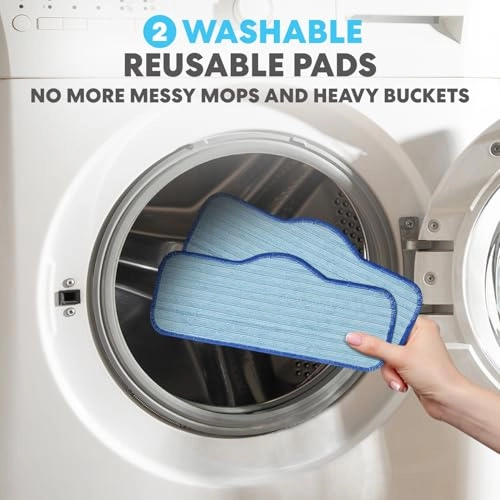 Steam Mop - 10-in-1 Dual-Rod Detachable Handheld