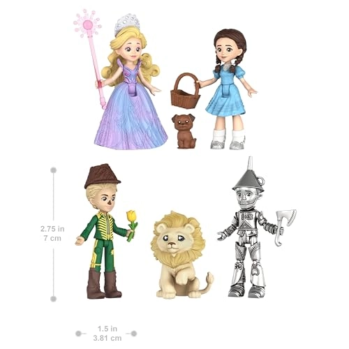 Wicked: for Good Oz Story Set - 5 Small Dolls 1 Animal Friend 5 Storytelling Accessories