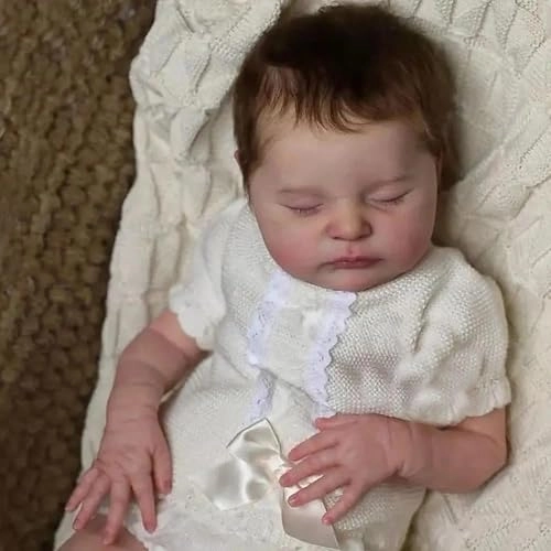 Laura Reborn Baby Doll - 20 inch Vinyl Dark Brown Ages 3+