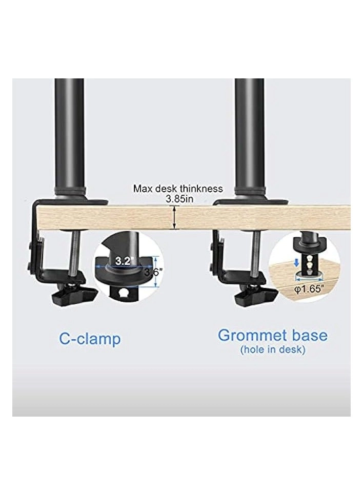 Monitor Mount Arm - Single 20 to 32 inches 75x75mm and 100x100mm