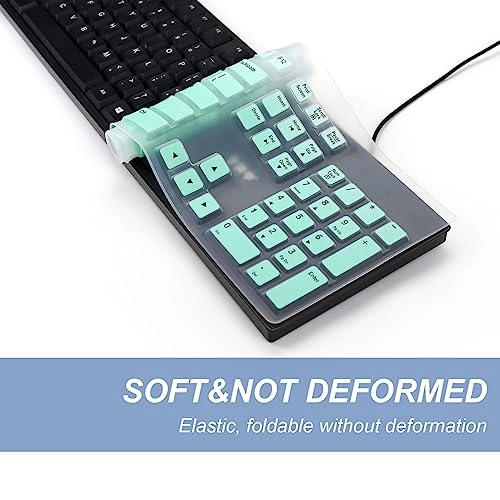 Silicone Keyboard Cover - Compatible with MK270 K200 K260 K270 MK200 MK260 MK275 MK295 Gradient Blue