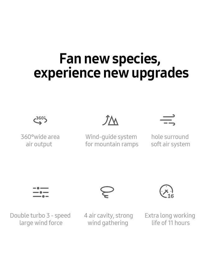 Bladeless Neck Hanging Fan