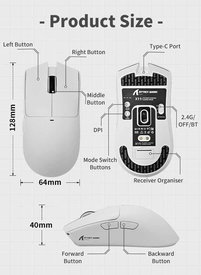 X11 Gaming Mouse - Wireless