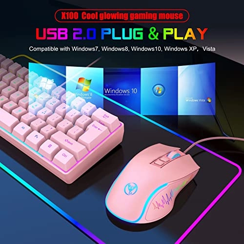A867 RGB Backlit Optical Gaming Mouse - Wired