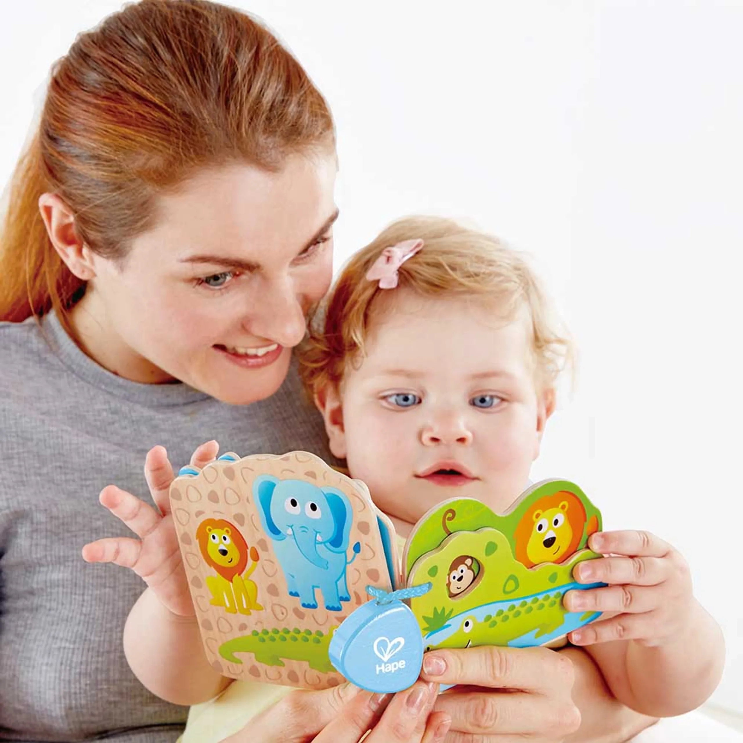 Musical Walker + Shape Sorting Box + Baby's Wild Animal Book - Suitable for 10 months and above