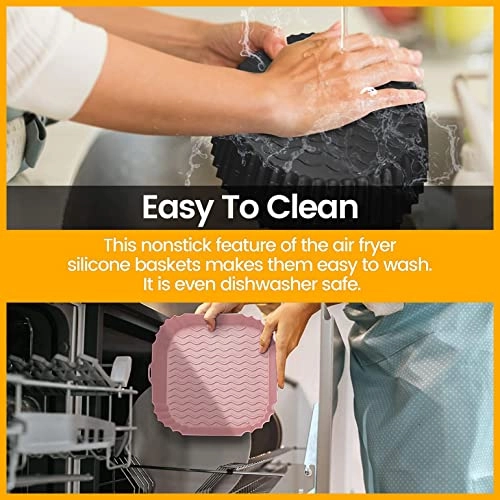 Air Fryer Silicone Liners - Silicone 2 Pack