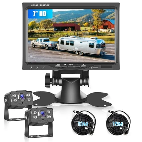 Reversing Camera - Night vision 1280*720P + 7 Inch Monitor - Wired