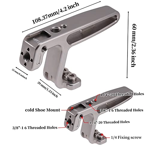 Top Handle Stabilizer - Dual 1/4"-20 Cold Shoe