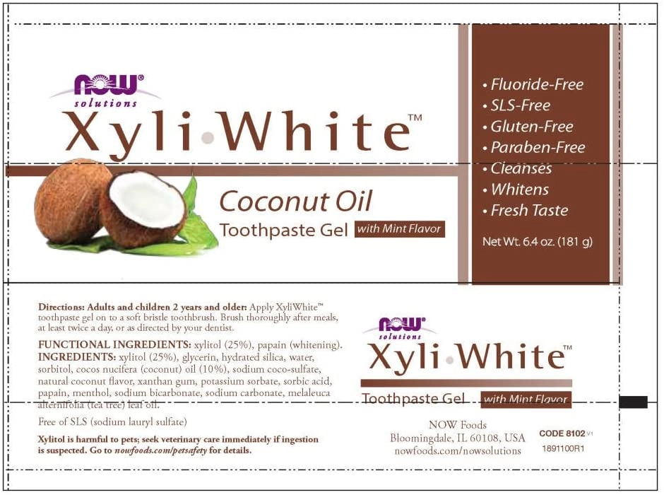 Xyliwhite - fluoride-free toothpaste gel