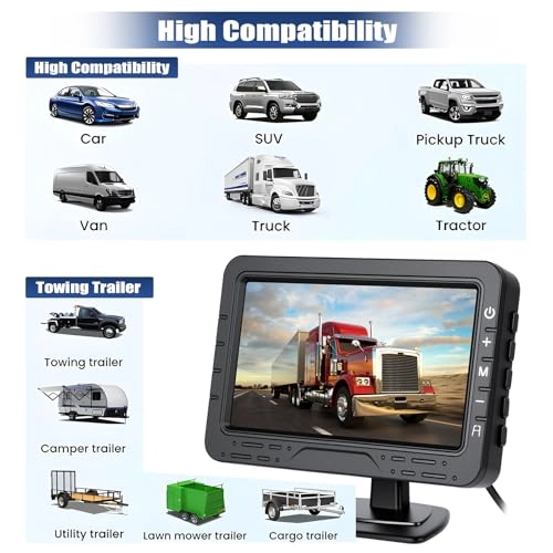 Rear View Camera - Night vision Wired 1080P