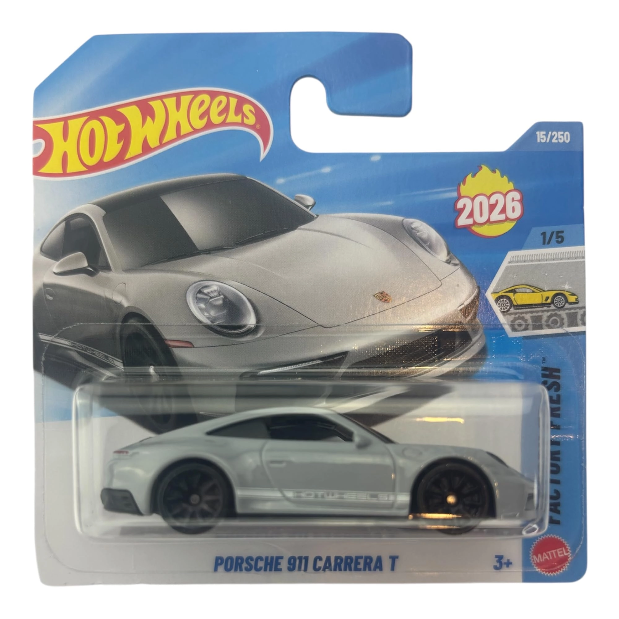 Hot Wheels Porsche 911 Carrera T - 1:64 1pcs