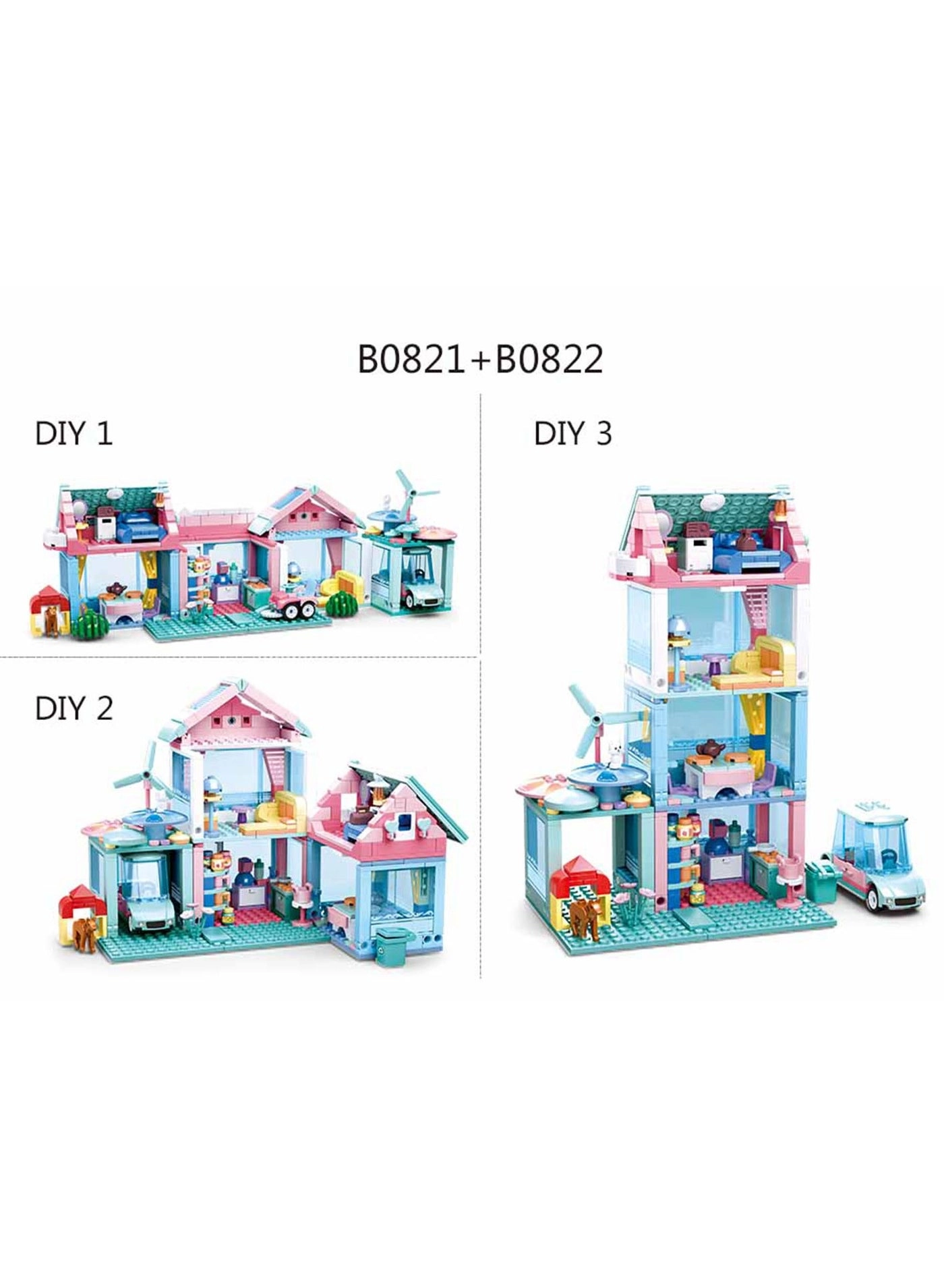 Wedding Sweetie House - Girls 244 pcs