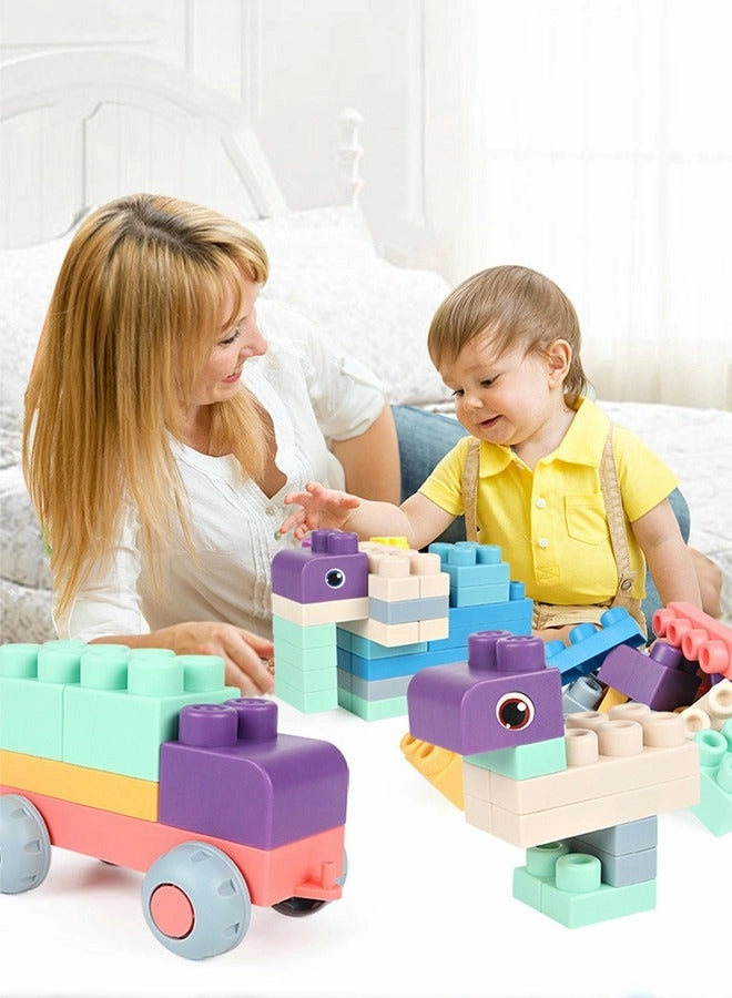 Construction Block Set - 50 pcs Building Blocks