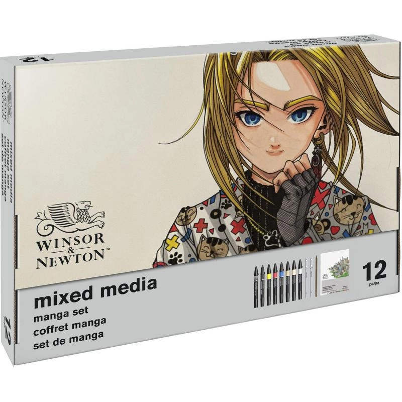 Winsor & Newton Mixed Media Manga - Assorted Color Twin Tip