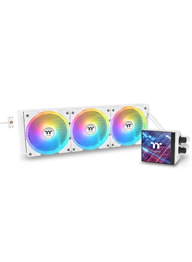 Thermaltake MAGFloe 360 Ultra ARGB Sync - 3.95" 480x480 LCD Display Snow (White) Edition