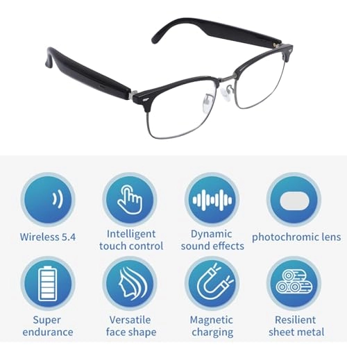 Smart Glasses - Bluetooth 5.3 Voice Control IPX4
