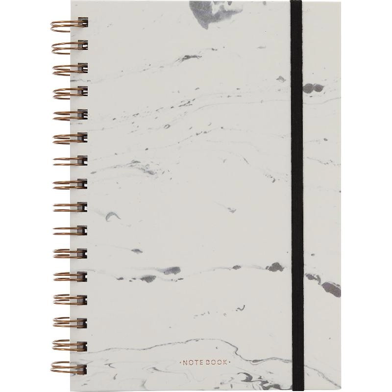 Notebook 19 X 26 cm Spiral - Grid 100 Sheets