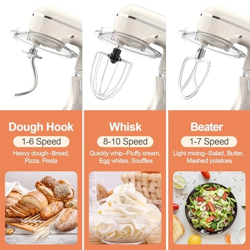Electric Mixer - 6.5 Quarts 660 watts