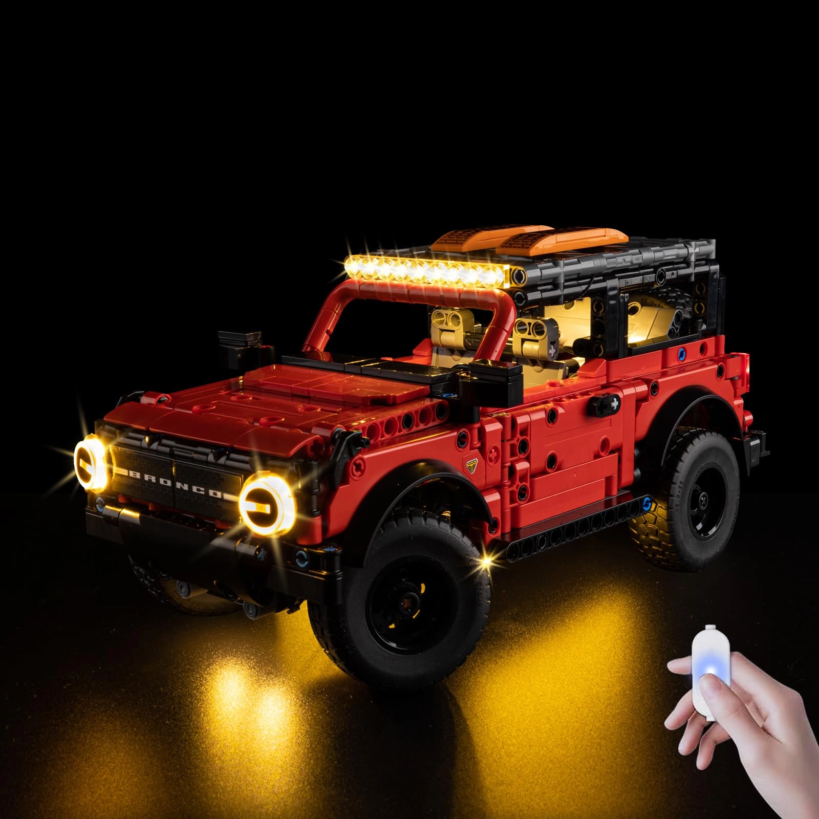 Nitemode Light Kit - Compatible with Lego 42213 Ford Bronco SUV Adjustable Brightness