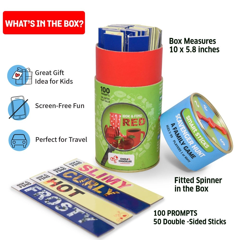 Smart Sticks Scavenger Hunt - 8–14 60 pieces