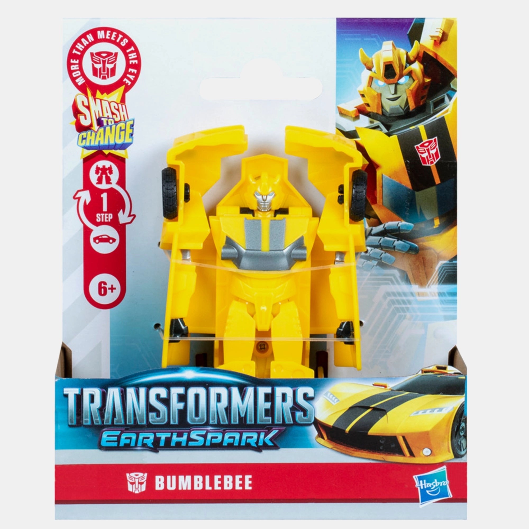 TRANSFORMERS Earthspark 1-Step Smash Changers Bumblebe