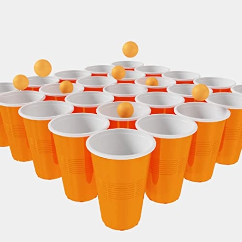 Bear Pong Paper Cup - 50 pcs - Includes Ping Pong Balls - 350 ml