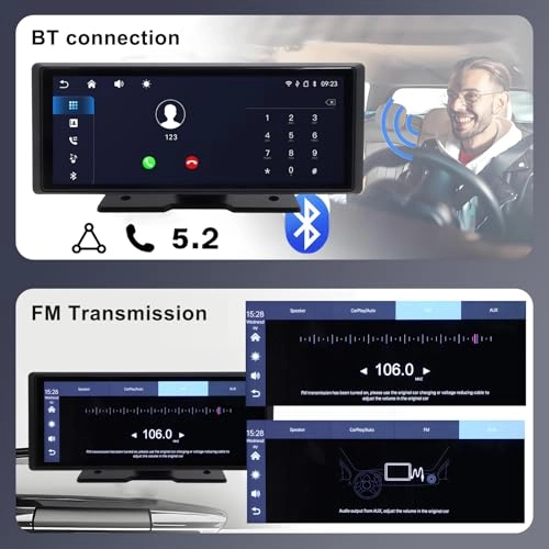 Carplay and Android Auto Wireless Portable - 4K 1080p