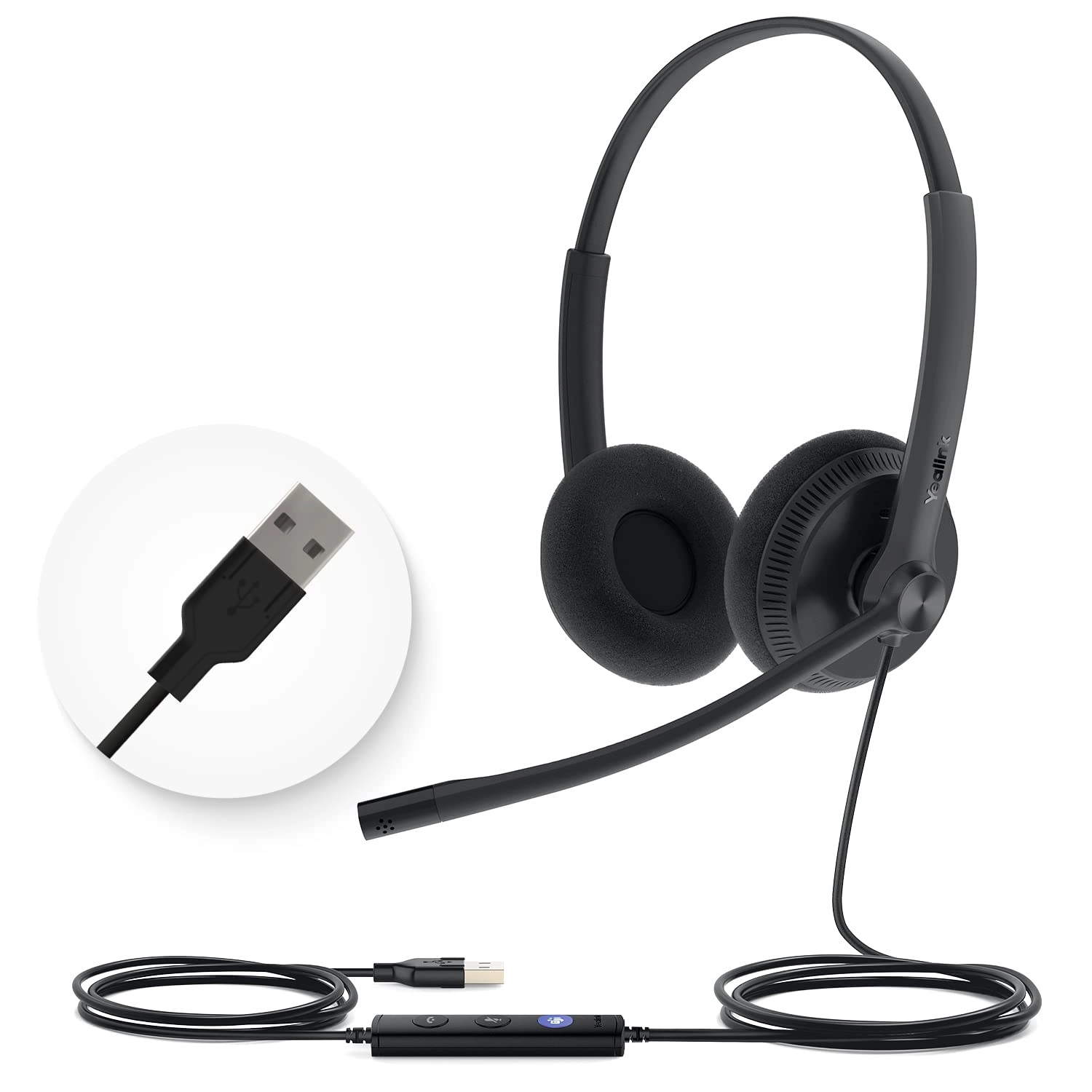 Yealink UH34 - Wired Headset