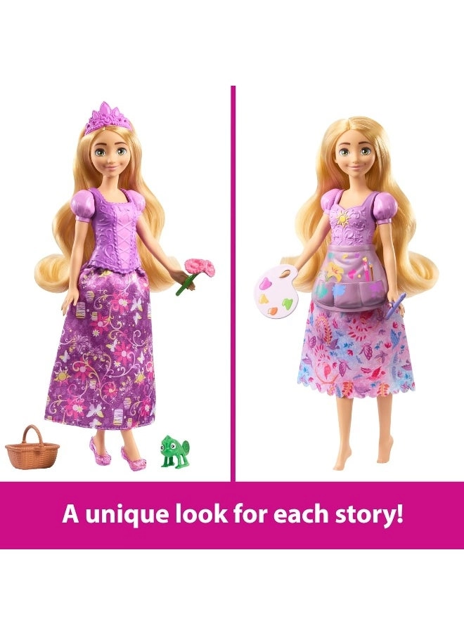 Rapunzel Fashion Doll - 2-in-1 Stories Posable Ages 3+
