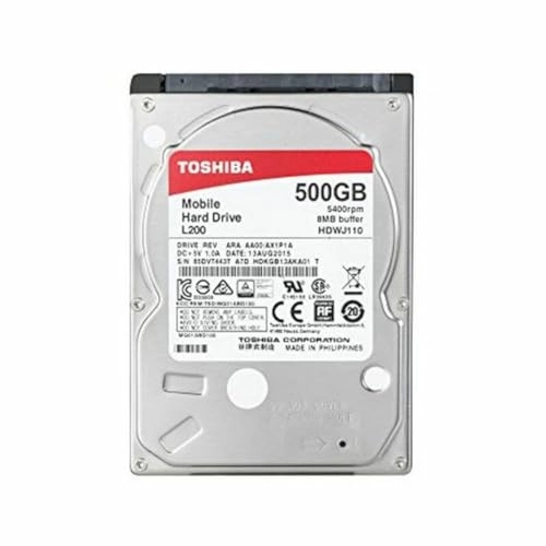 L200 2.5" 5400rpm 8MB SATA 3.0Gb/s (HDWJ105EZSTA) - 500GB