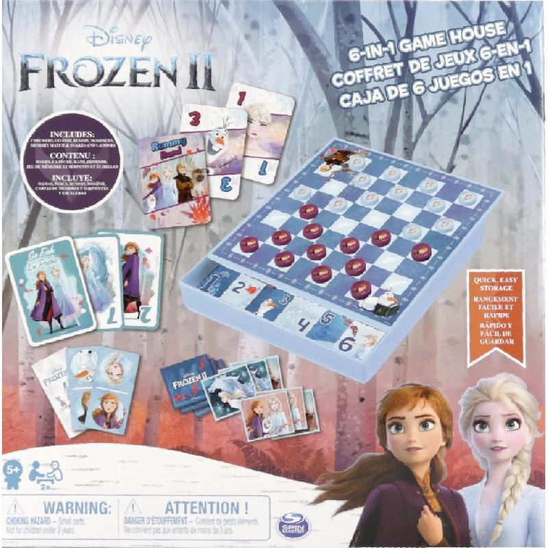 Spin Master Frozen II - 6-in-1 House Strategy Game