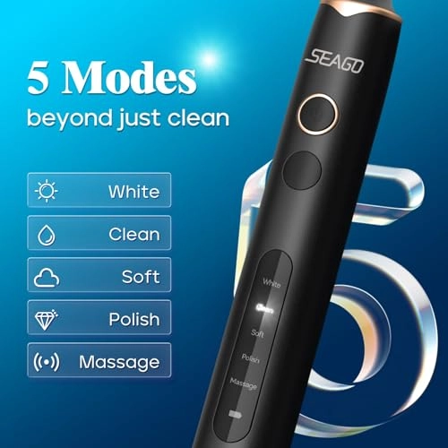 SG-2603 - Rotating Electric Toothbrush black L