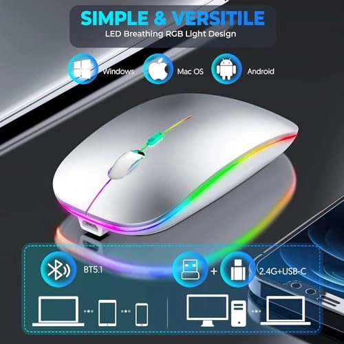 RGB Gaming Mouse - Bluetooth