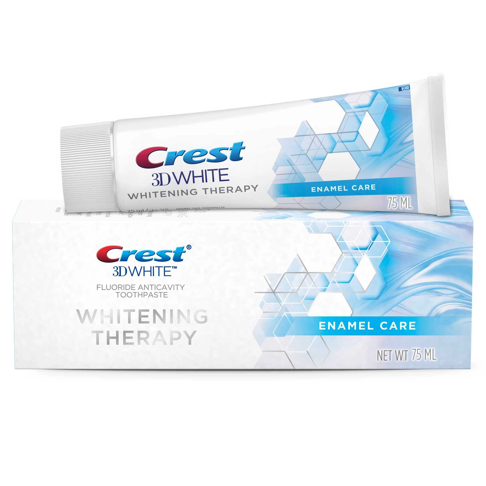 Crest 3D Whitening Therapy Enamel Care Mint Toothpaste 75ml