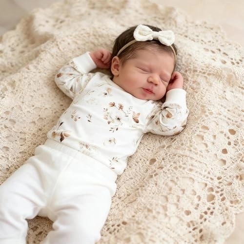 Reborn Baby Doll - 18 Inch Silicone Girl Sleeping Ages 3+