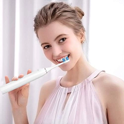 Sonic electric toothbrush - USB rechargeable 6 modes 4 brush heads