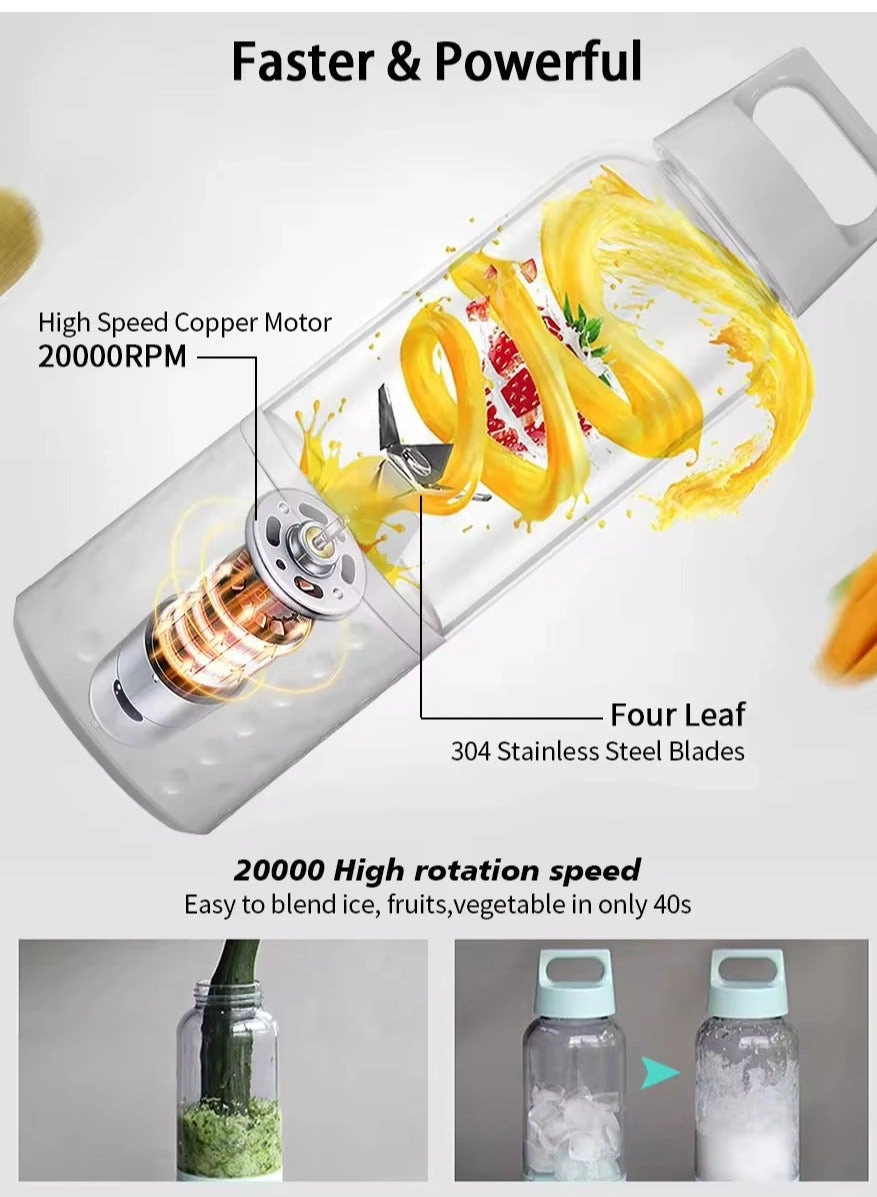 Mini Portable Blender - USB Rechargeable Multi-function