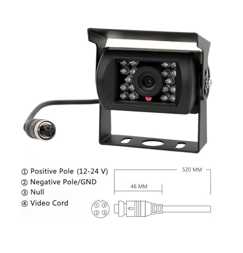 Rear Camera - Night Vision 720x540 pixels