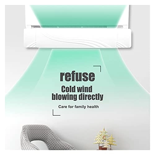 Retractable Air Conditioner Shield - 58*19cm PP+PS+PVC