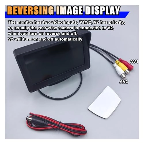 Car LCD Reverse Monitor Display - 480234 pixels