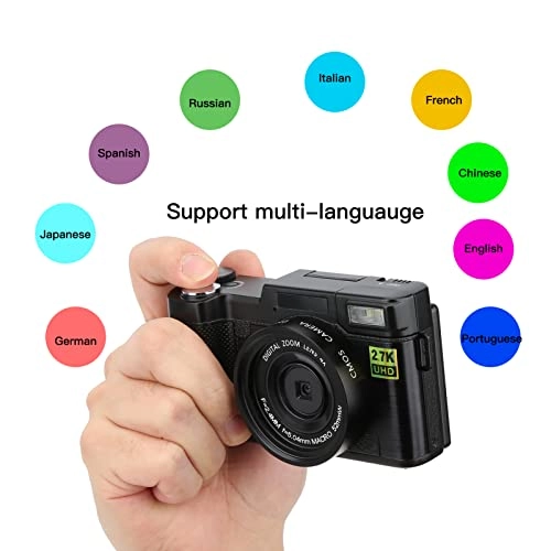 4K Digital Camera - 48MP 3.2in